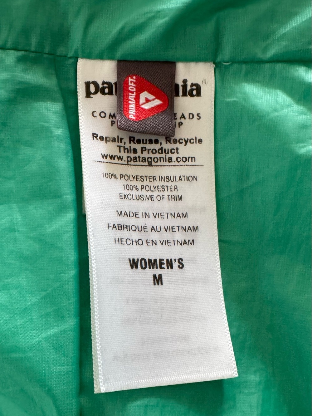 Patagonia Green Nano Puffer Vest (M) - Picture 5 of 6